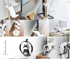 Yamazaki Home Controller Stand Steel-Wood: Where Japanese Minimalism Meets Gaming Functionality